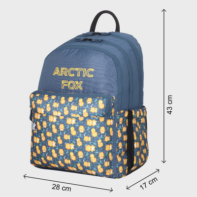 Arctic Fox School Backpack for Boys Lion Club Dark Denim