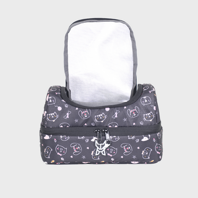 Arctic Fox Kitty Black School Bag Bundle Pack for Girls
