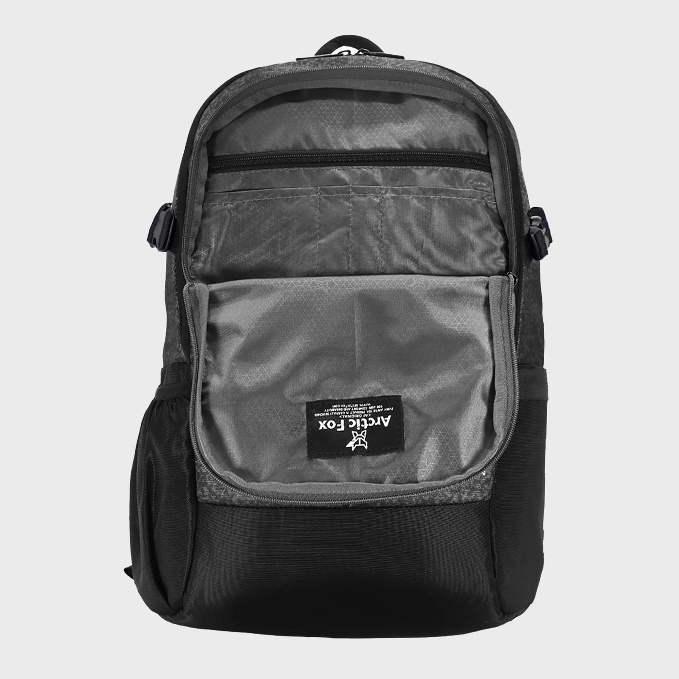 Arctic Fox Glitch Jet Black Big  36 Ltr Everyday And Hiking  Backpack