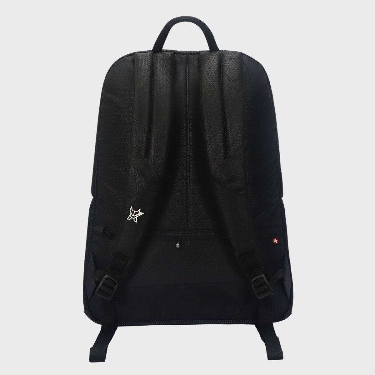 Arctic Fox Chrome Black Laptop bag and Backpack - back