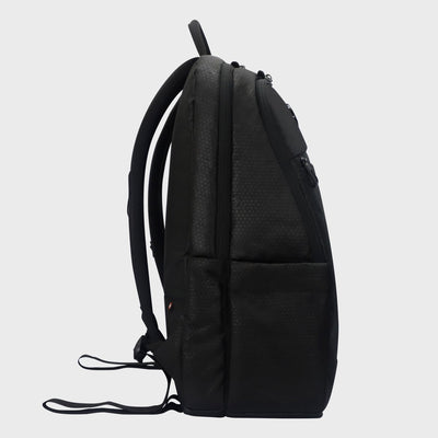 Arctic Fox Chrome Black Laptop bag and Backpack - side view