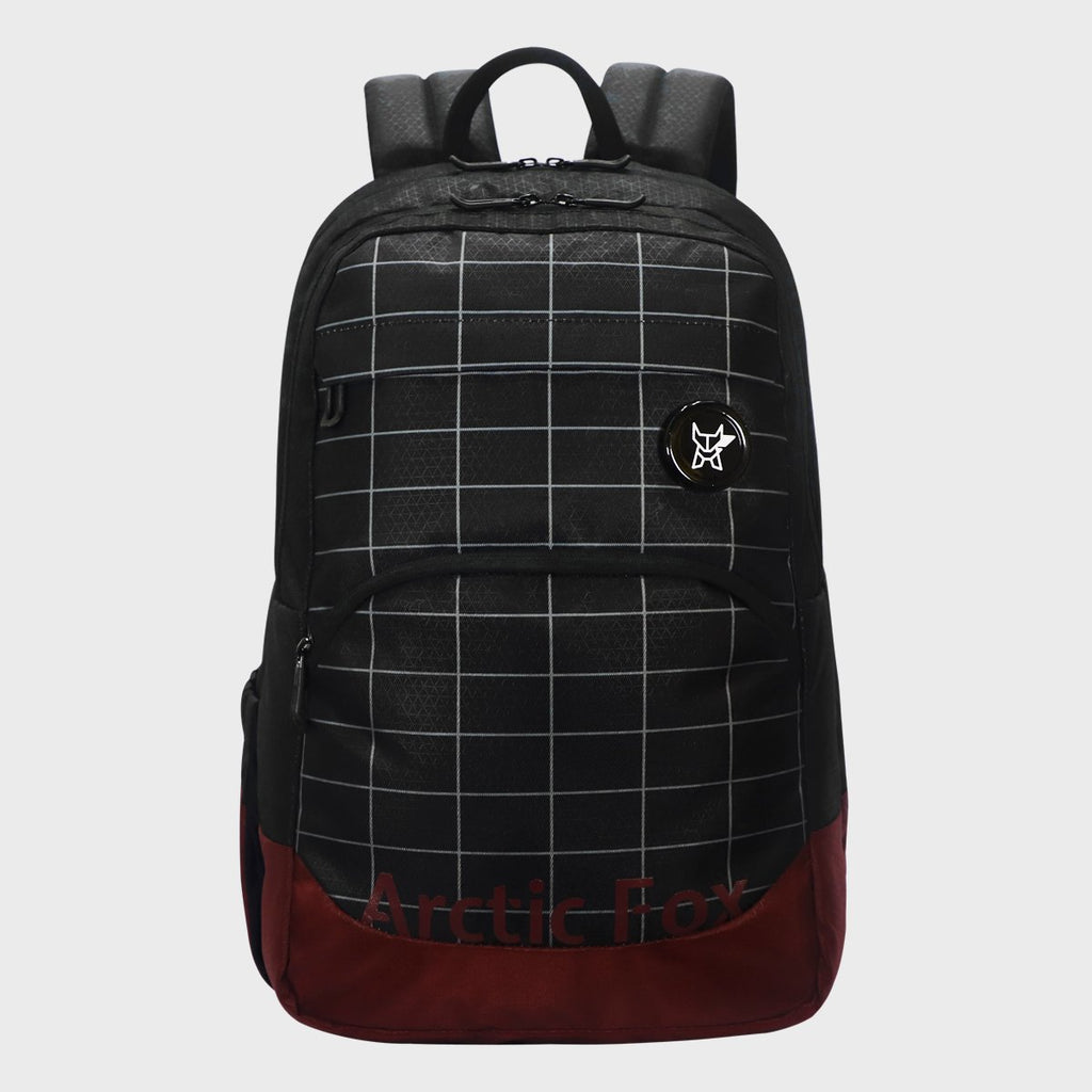Arctic Fox Grid Black Laptop bag and Backpack