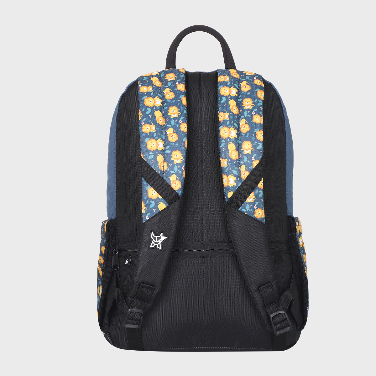 Arctic Fox School Backpack for Boys Lion Club Dark Denim