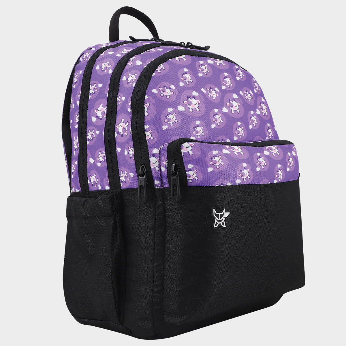 Arctic Fox School Bag and Kids Backpack for Girls and Boys Silly Calf Lavender